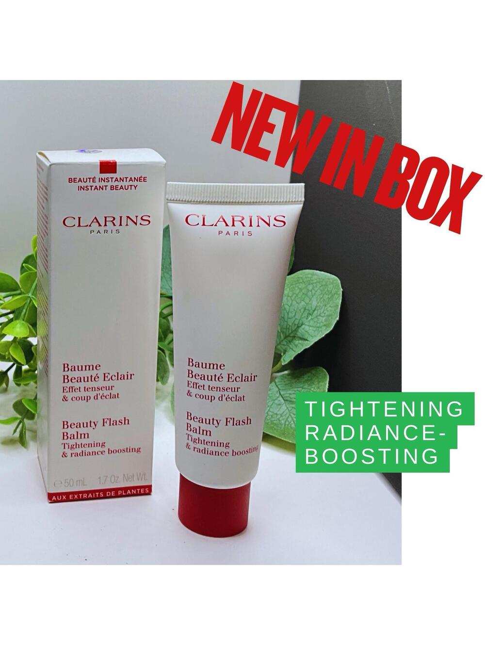 Clarins Baume Beauté Éclair Instant Smooth Radiance Boosting Cream 1.7 oz NIB